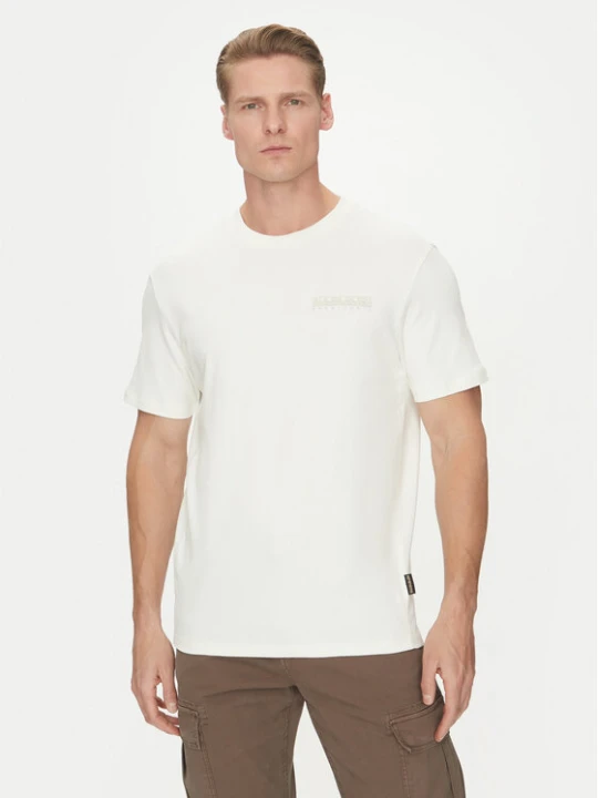 Zdjęcie produktu Napapijri T-Shirt S-Vanni NP0A4IED Biały Regular Fit