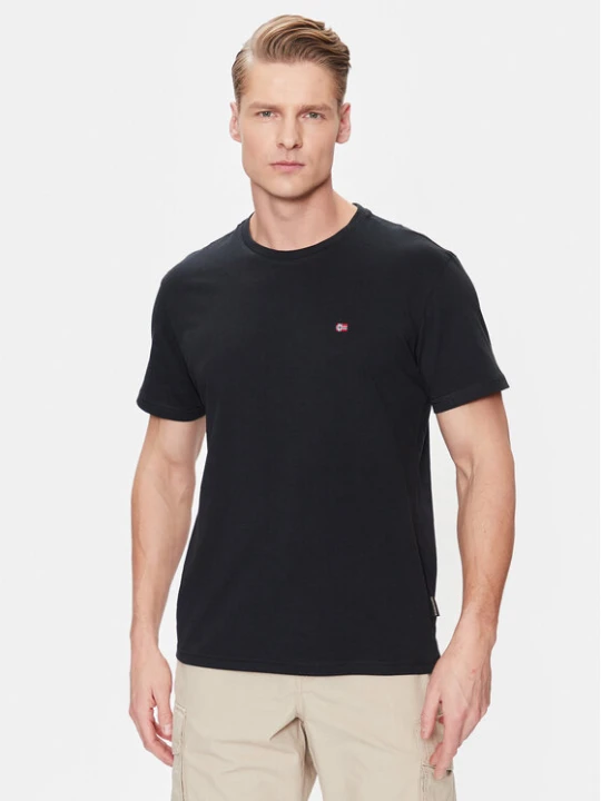 Zdjęcie produktu Napapijri T-Shirt Salis NP0A4H8D Czarny Regular Fit