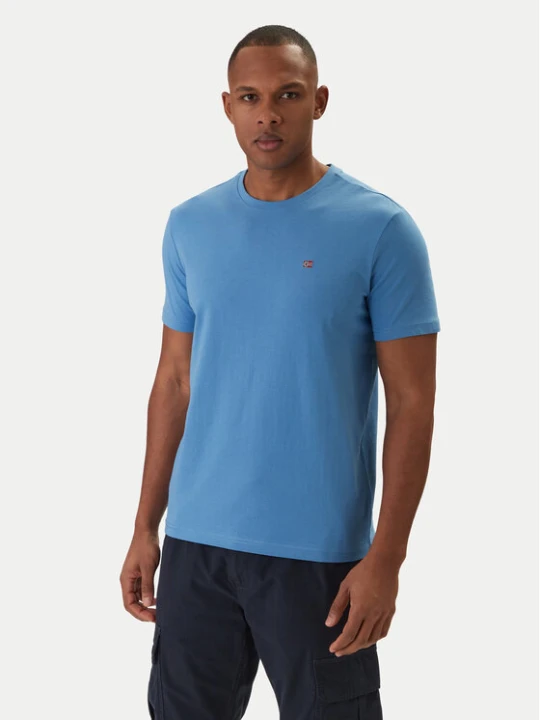 Zdjęcie produktu Napapijri T-Shirt Salis NP0A4H8D Niebieski Regular Fit