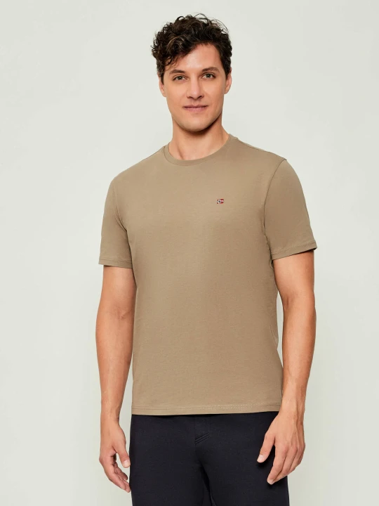 Zdjęcie produktu Napapijri T-shirt SALIS | Regular Fit beżowy