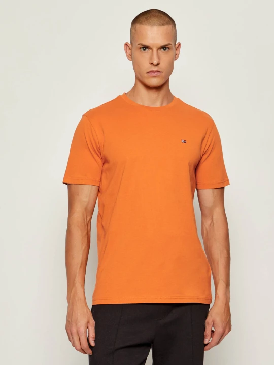 Zdjęcie produktu Napapijri T-shirt SALIS | Regular Fit pomarańczowy