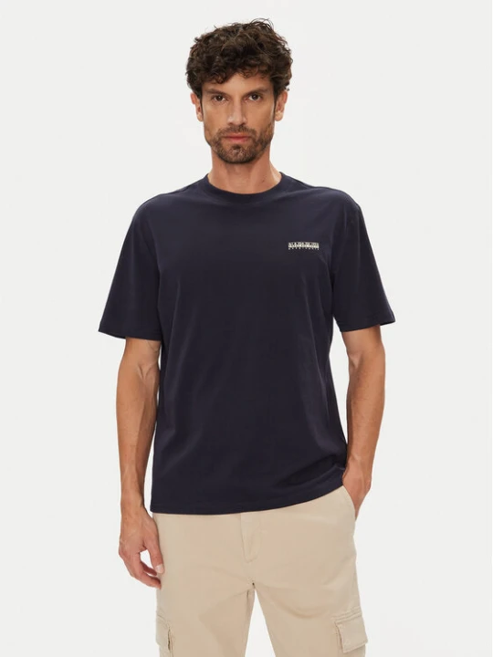 Zdjęcie produktu Napapijri T-Shirt Smallbox NP0A88TR Granatowy Regular Fit