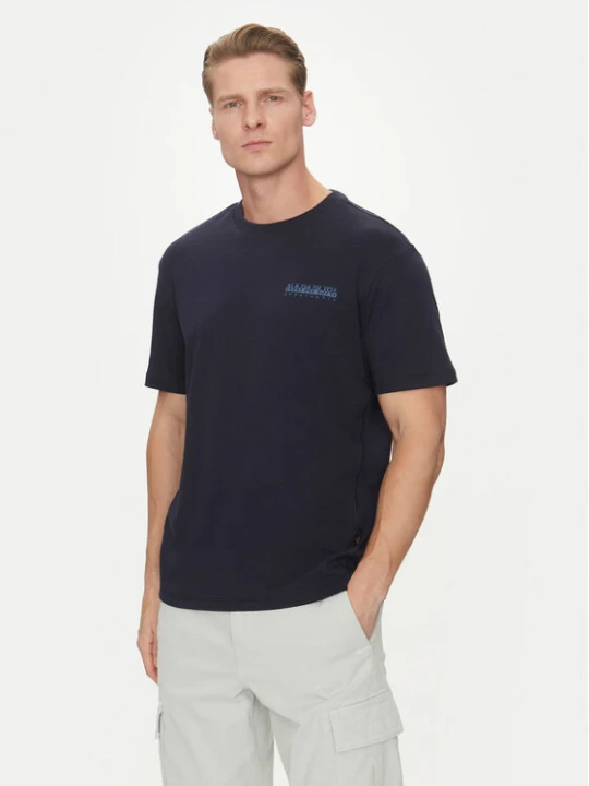 Zdjęcie produktu Napapijri T-Shirt S-Vanni NP0A4IED Granatowy Regular Fit