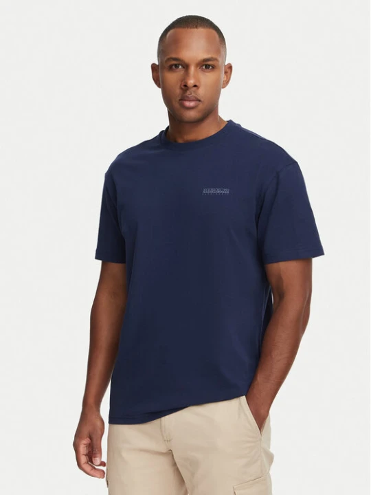 Zdjęcie produktu Napapijri T-Shirt Yourte NP0A8AU2 Granatowy Relaxed Fit