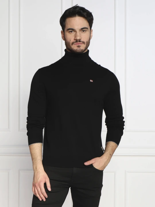 Zdjęcie produktu Napapijri Wełniany golf DAMAVAND T 1 | Regular Fit czarny