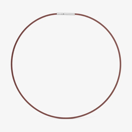 Zdjęcie produktu Naszyjnik 2 Mm Ze Stali W Kolorze Brązowym Tous Mesh Tube - Tous
