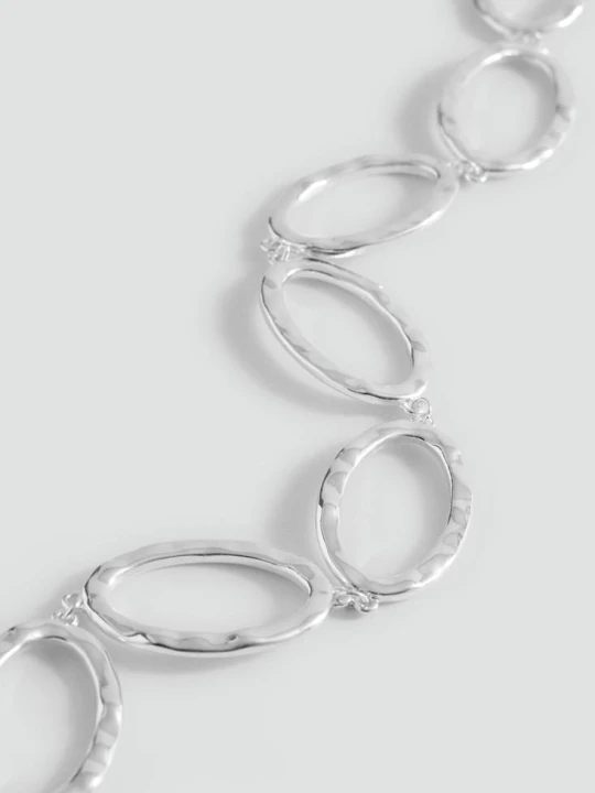 Zdjęcie produktu Naszyjnik choker łańcuch srebrny - Teen - Rozmiar uniwersalny - MANGO TEEN