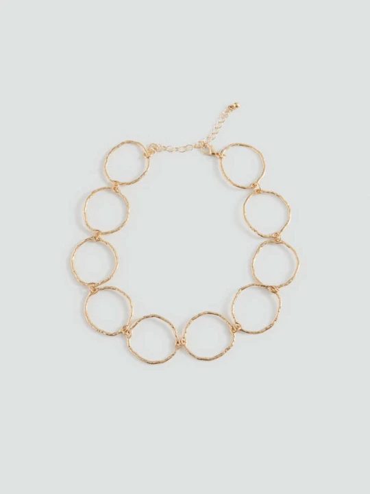 Zdjęcie produktu Naszyjnik choker łańcuch złoty - Teen - Rozmiar uniwersalny - MANGO TEEN