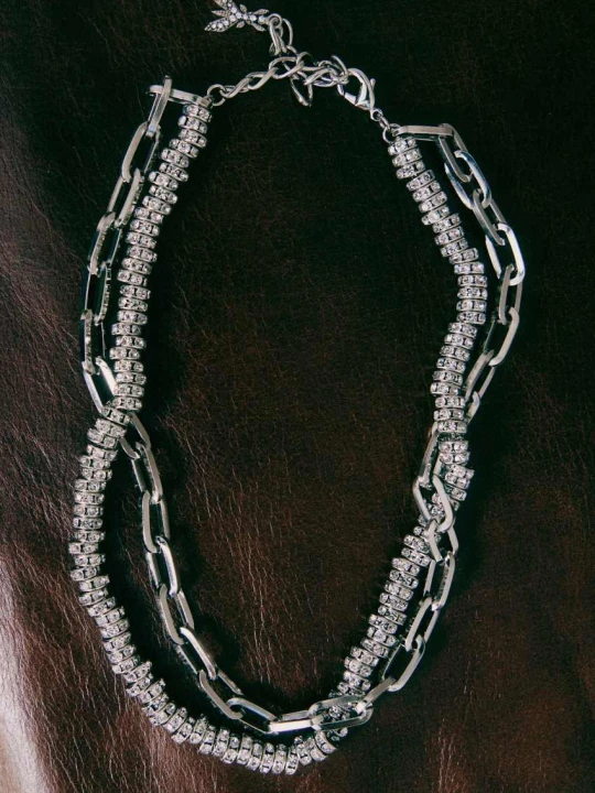 Zdjęcie produktu Naszyjnik Diamond Cut Patrizia Pepe srebrny