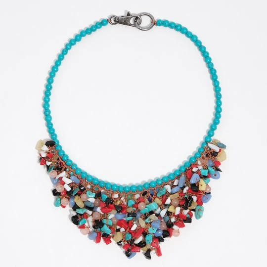 Zdjęcie produktu Naszyjnik kamienie i perły turkusowy BIMBA Y LOLA TURQUOISE