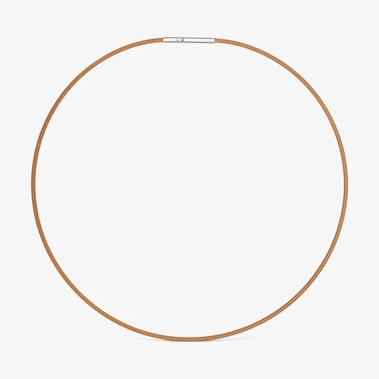Zdjęcie produktu Naszyjnik Mesh Tube Z Pomarańczowy Stali Ip 2 Mm - Tous