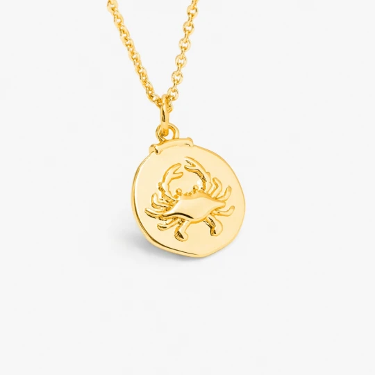 Zdjęcie produktu Naszyjnik rak; znak zodiaku pozłacany Ania Kruk