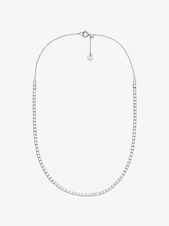 Zdjęcie produktu Naszyjnik tenisowy z kryształkami pavé Michael Kors SREBRNY (Srebrny)