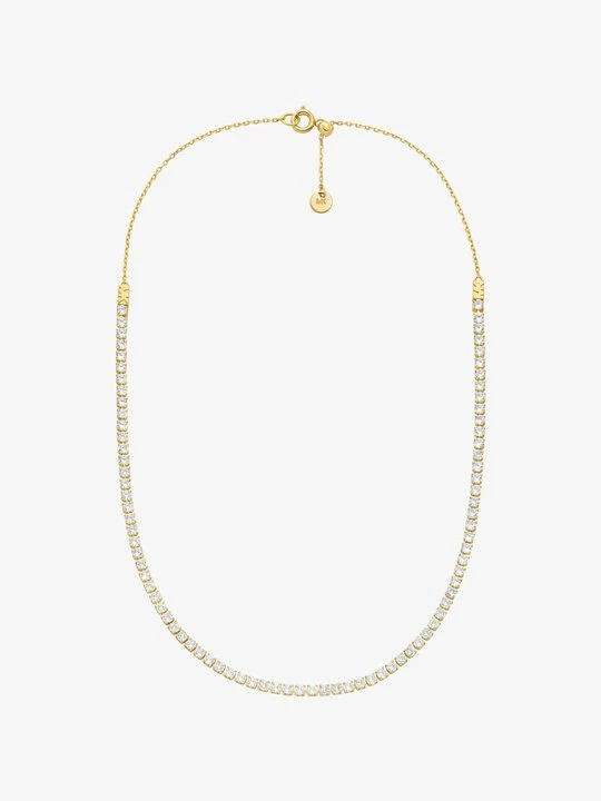 Zdjęcie produktu Naszyjnik tenisowy z kryształkami pavé Michael Kors ZŁOTY (Złoty)