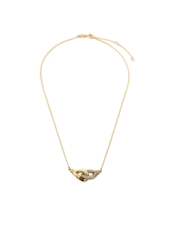 Zdjęcie produktu Naszyjnik Tory Burch Interlocking Wishbone Pendant 161070 Złoty