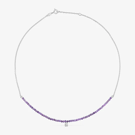 Zdjęcie produktu Naszyjnik Ze Srebra I Ametystu Bold Bear - Tous LILAC