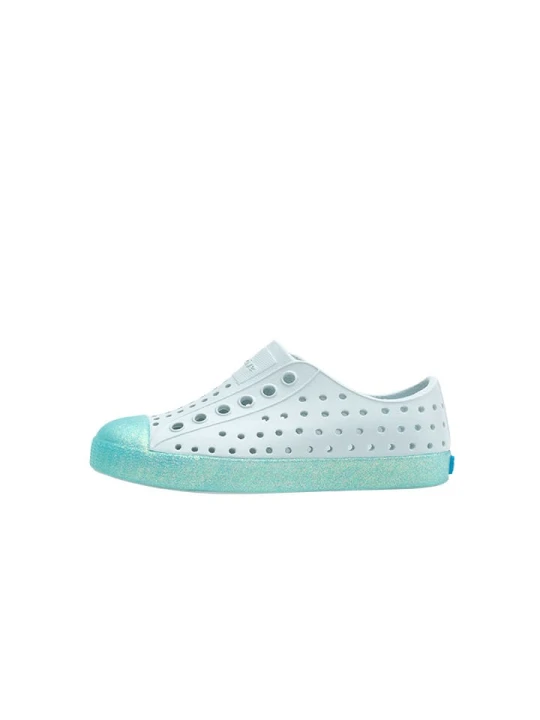 Zdjęcie produktu Native Slippersy w kolorze biało-turkusowym rozmiar: 23