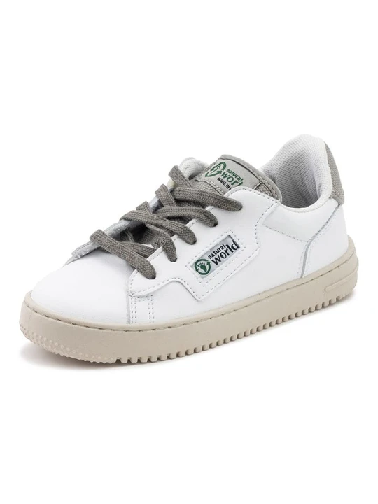 Zdjęcie produktu natural world Sneakersy w kolorze biało-szarym rozmiar: 31