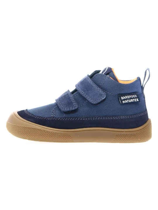 Zdjęcie produktu Naturino Skórzane sneakersy barefoot "Nupty 2" w kolorze niebieskim rozmiar: 30
