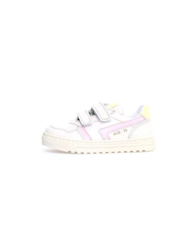 Zdjęcie produktu Naturino Skórzane sneakersy "Ceonia" w kolorze biało-jasnoróżowym rozmiar: 29