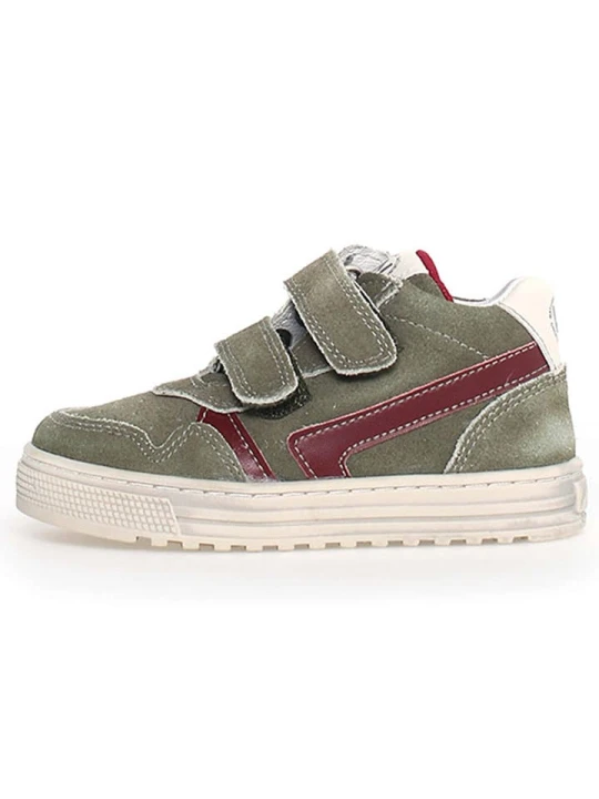 Zdjęcie produktu Naturino Skórzane sneakersy "Ceonia" w kolorze oliwkowo-czerwonym rozmiar: 29