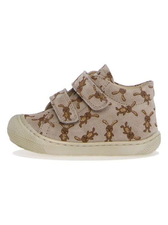 Zdjęcie produktu Naturino Skórzane sneakersy "Cocoon" w kolorze brązowo-beżowym rozmiar: 23