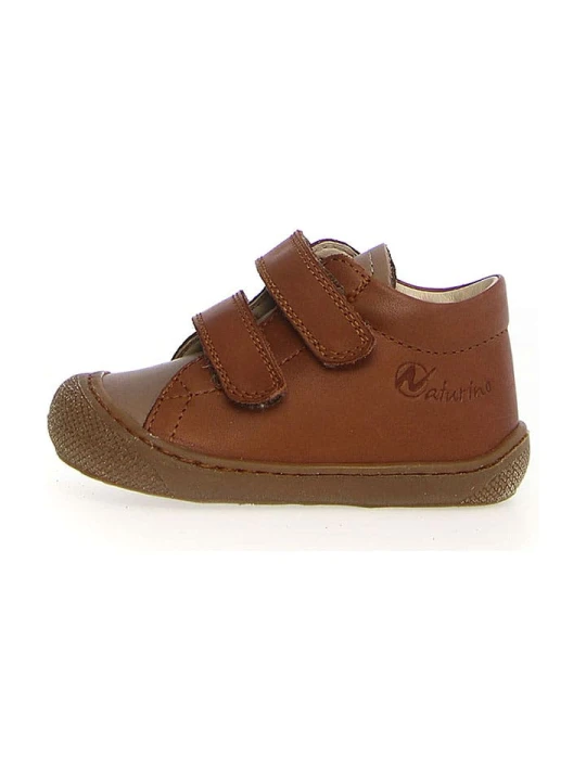 Zdjęcie produktu Naturino Skórzane sneakersy "Cocoon" w kolorze jasnobrązowym rozmiar: 20
