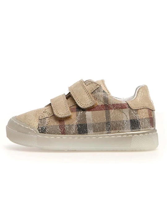 Zdjęcie produktu Naturino Skórzane sneakersy "Eindhoven" w kolorze beżowym rozmiar: 25