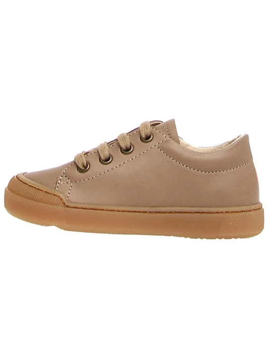 Zdjęcie produktu Naturino Skórzane sneakersy "Eindhoven" w kolorze jasnobrązowym rozmiar: 28