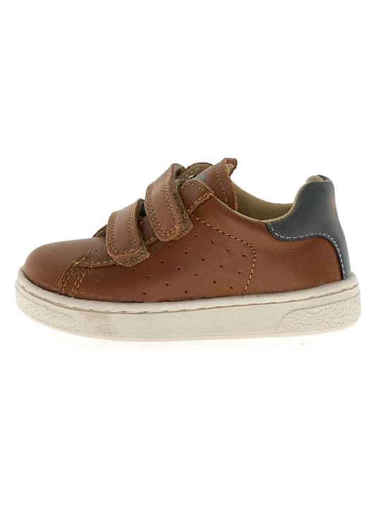 Zdjęcie produktu Naturino Skórzane sneakersy "Hasselt 2" w kolorze jasnobrązowym rozmiar: 25