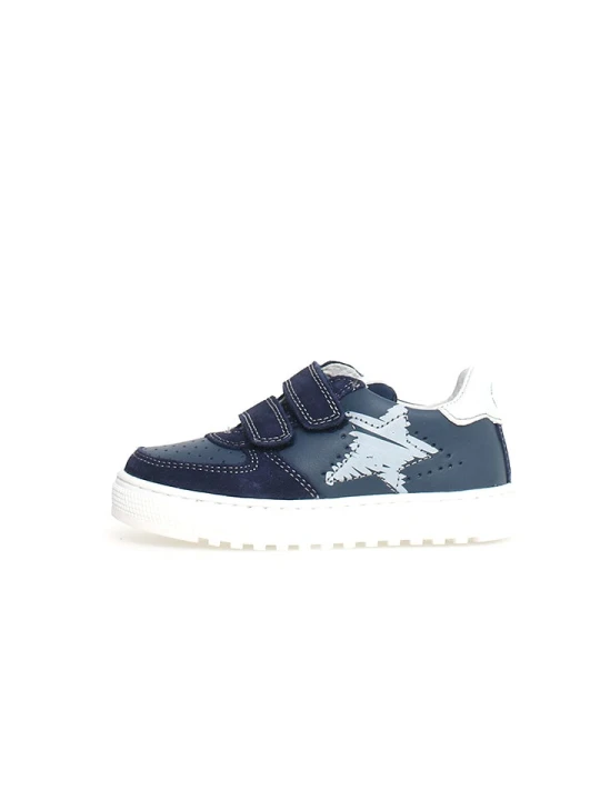 Zdjęcie produktu Naturino Skórzane sneakersy "Hess 2" w kolorze granatowym rozmiar: 31
