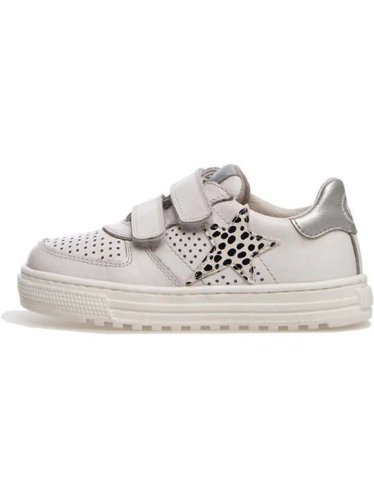 Zdjęcie produktu Naturino Skórzane sneakersy "Hess" w kolorze białym rozmiar: 32