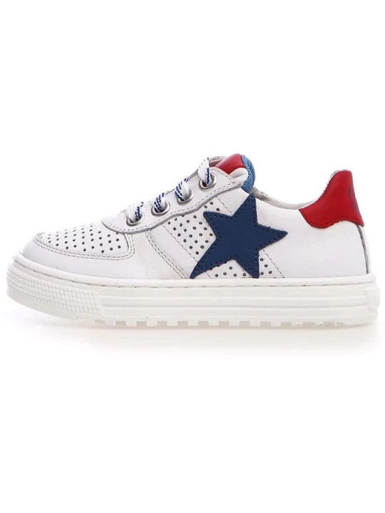 Zdjęcie produktu Naturino Skórzane sneakersy "Hess" w kolorze białym rozmiar: 33