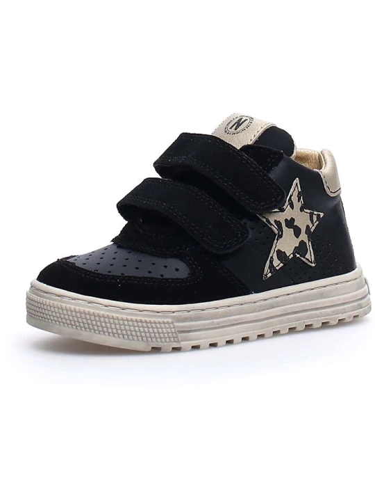 Zdjęcie produktu Naturino Skórzane sneakersy "Hess" w kolorze czarnym rozmiar: 29