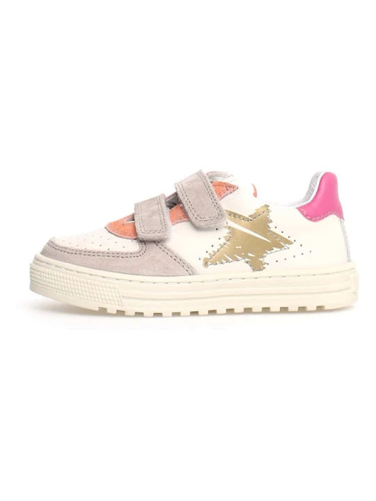 Zdjęcie produktu Naturino Skórzane sneakersy "Hess" w kolorze kremowo-różowym rozmiar: 30