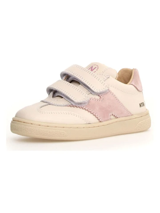 Zdjęcie produktu Naturino Skórzane sneakersy "Jenix" w kolorze beżowym rozmiar: 32