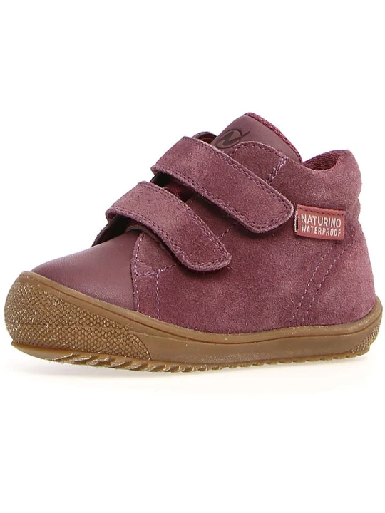 Zdjęcie produktu Naturino Skórzane sneakersy "Raintastik" w kolorze szaroróżowym rozmiar: 26