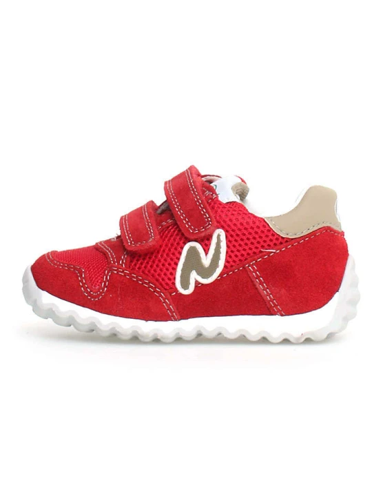 Zdjęcie produktu Naturino Skórzane sneakersy "Sammy 2" w kolorze czerwonym rozmiar: 29