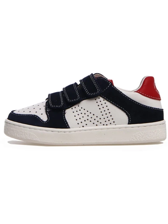 Zdjęcie produktu Naturino Skórzane sneakersy "Theral" ze wzorem rozmiar: 28