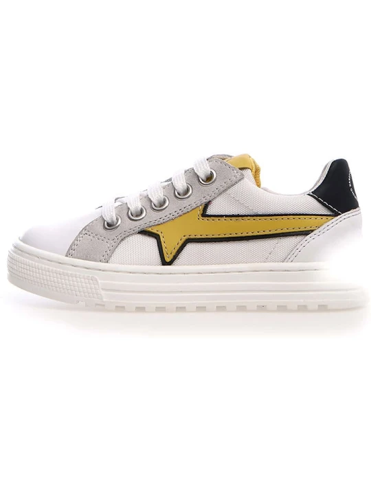 Zdjęcie produktu Naturino Skórzane sneakersy w kolorze biało-żółtym rozmiar: 37