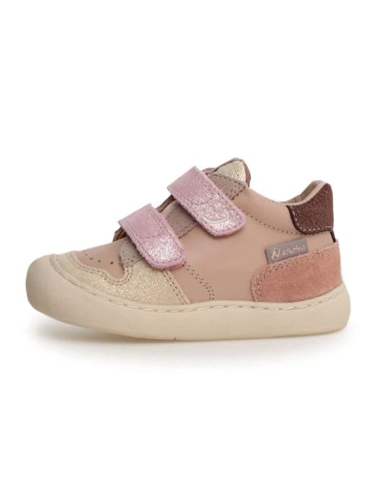 Zdjęcie produktu Naturino Skórzane sneakersy w kolorze jasnoróżowym rozmiar: 23