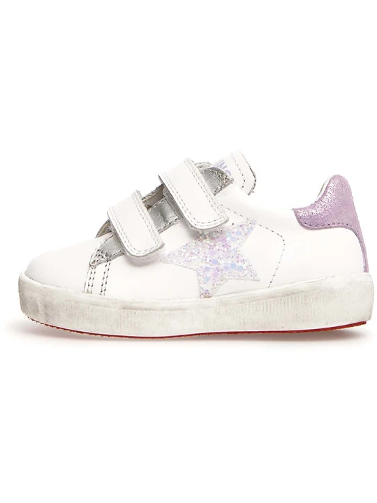 Zdjęcie produktu Naturino Sneakersy "Annie" w kolorze biało-fioletowym rozmiar: 34