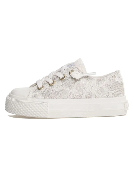 Zdjęcie produktu Naturino Sneakersy "Ayasy" w kolorze kremowym rozmiar: 37