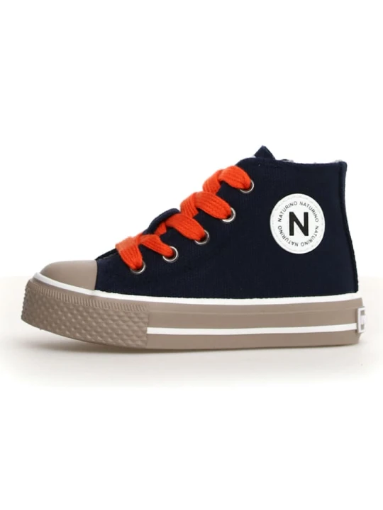 Zdjęcie produktu Naturino Sneakersy "Jesko" w kolorze granatowo-pomarańczowym rozmiar: 36