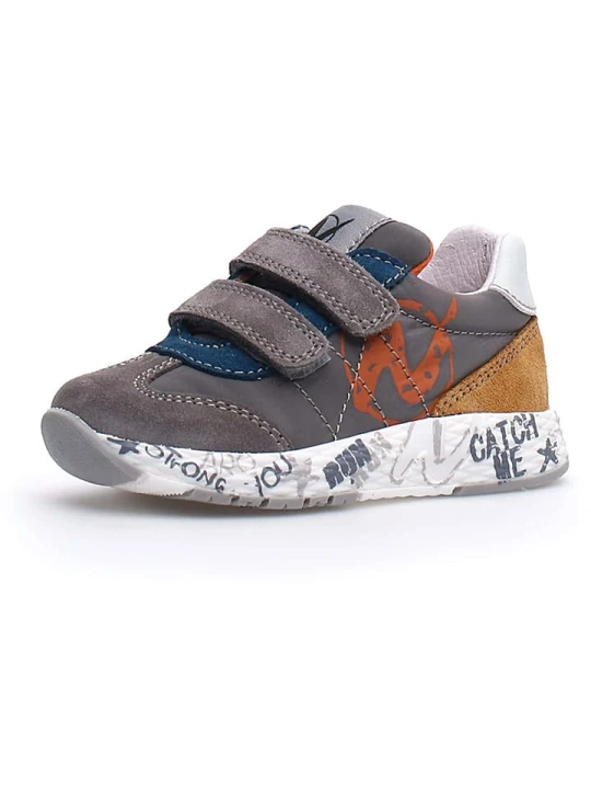 Zdjęcie produktu Naturino Sneakersy "Jesko" w kolorze szaro-błękitnym rozmiar: 28