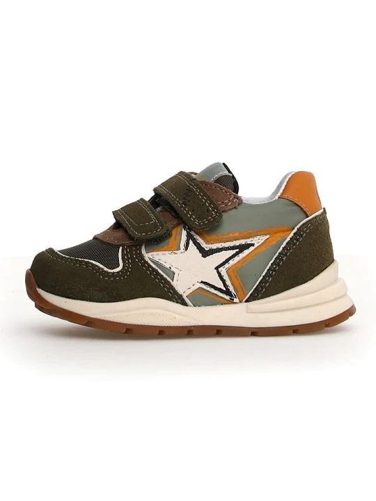 Zdjęcie produktu Naturino Sneakersy w kolorze oliwkowo-pomarańczowym rozmiar: 31