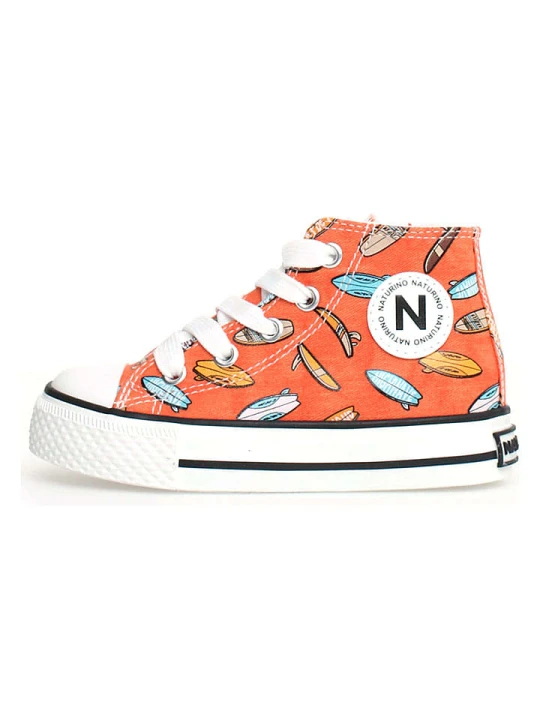 Zdjęcie produktu Naturino Sneakersy "Ylfas" w kolorze pomarańczowym rozmiar: 37
