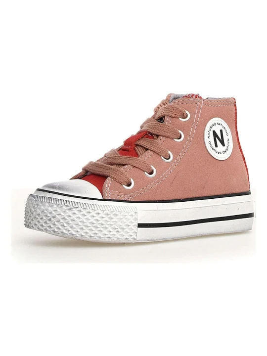 Zdjęcie produktu Naturino Sneakersy "Ylfas" w kolorze szaroróżowym rozmiar: 28