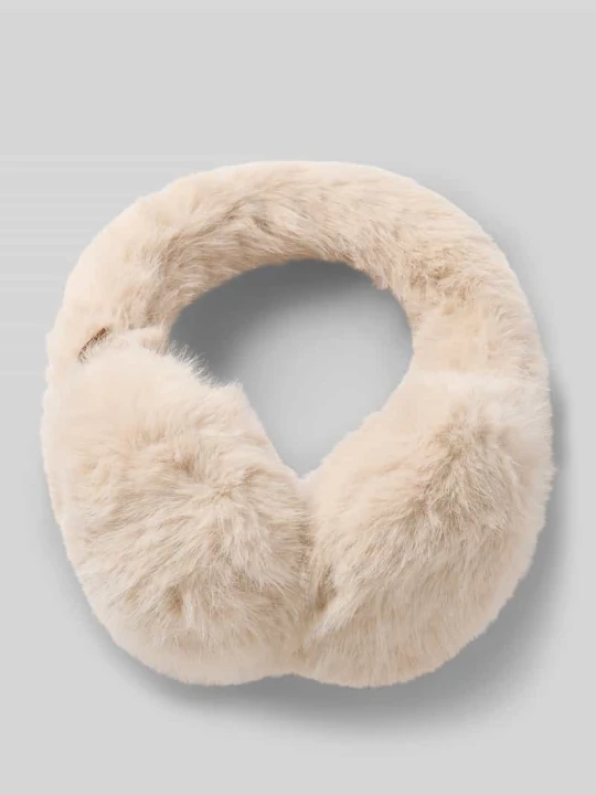 Zdjęcie produktu Nauszniki z nadrukiem skóry leoparda model 'Big Fur' Barts Złamany biały