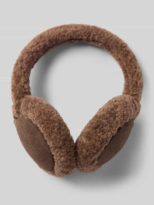 Zdjęcie produktu Nauszniki z obszyciem futerkiem model 'ARLO' Pieces Orzechowy